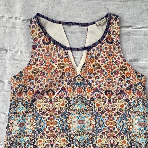 Eyeshadow Bohemian sleeveless tiered tunic. - Picture 4 of 14